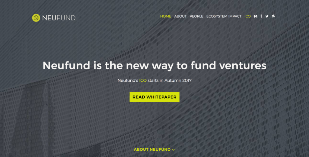 Neufund website