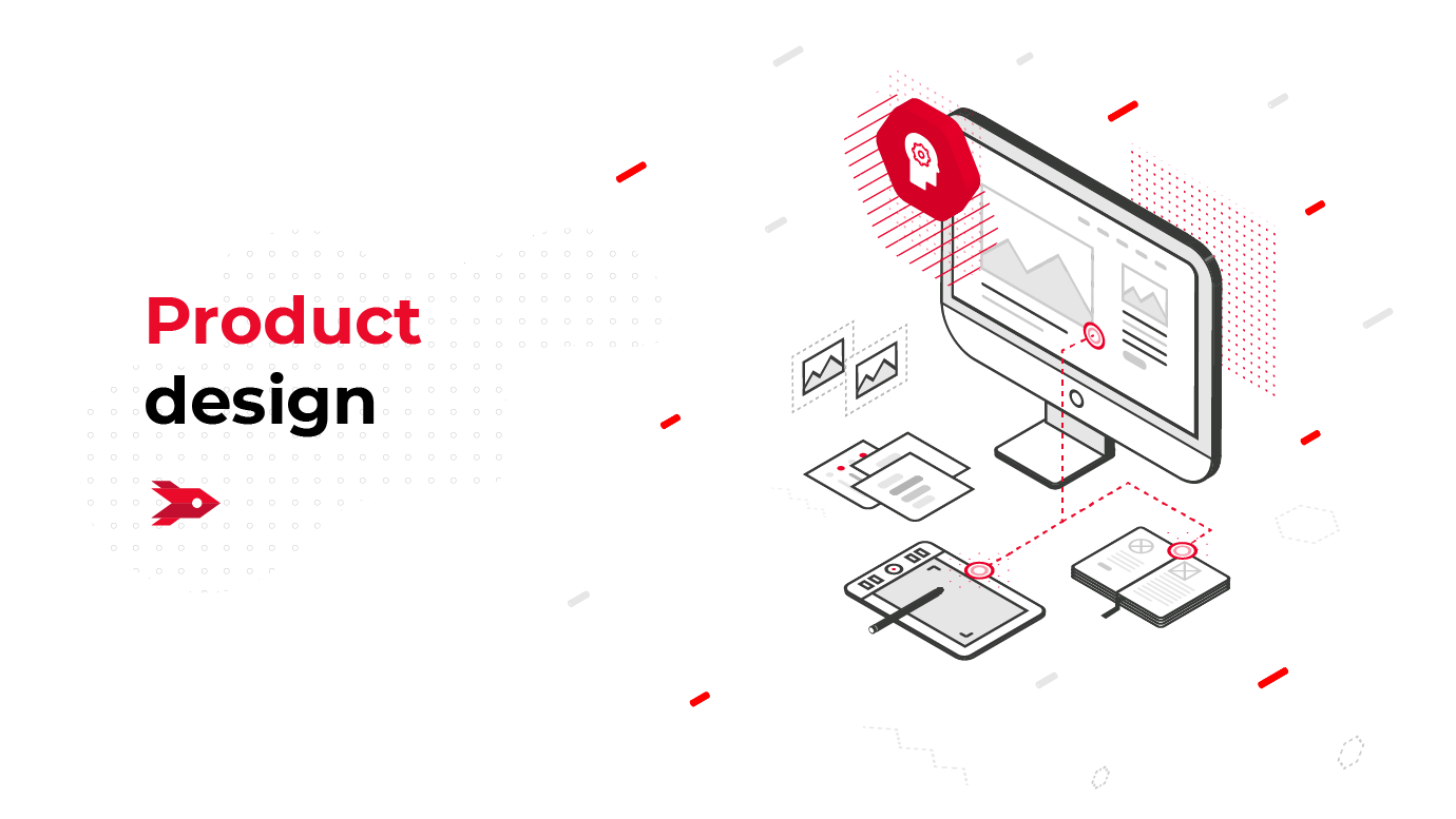 banner titled "Product design"