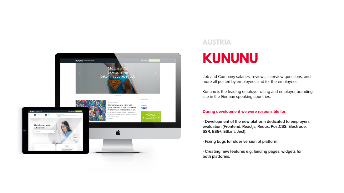 Short case study about the Kununu project