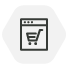 online shopping symbol