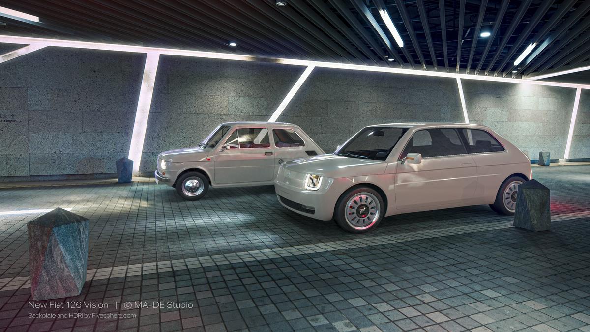 Polish Automotive Legend In New Robes This Is The Electric Fiat 126 Vision