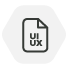 UI and UX development symbol