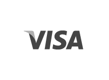 Visa black and white logo