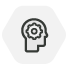 person thinking logo