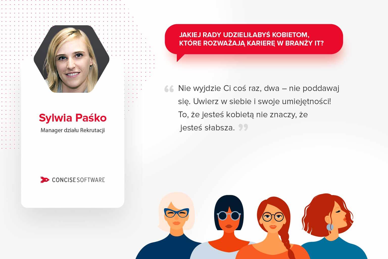 #WomenOfConcise – Wywiad z Sylwią Paśko