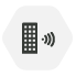 smartphone and wifi symbol